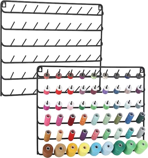 NEX™ 48-Spool Wall-Mounted Sewing Thread Rack